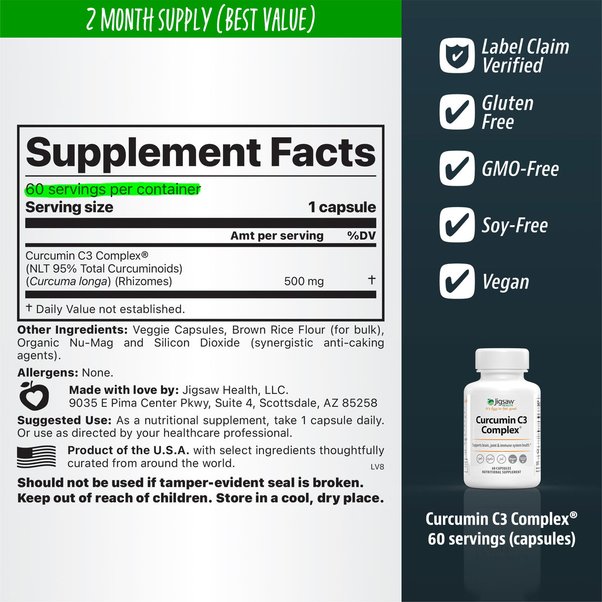 Jigsaw Curcumin C3 Complex®