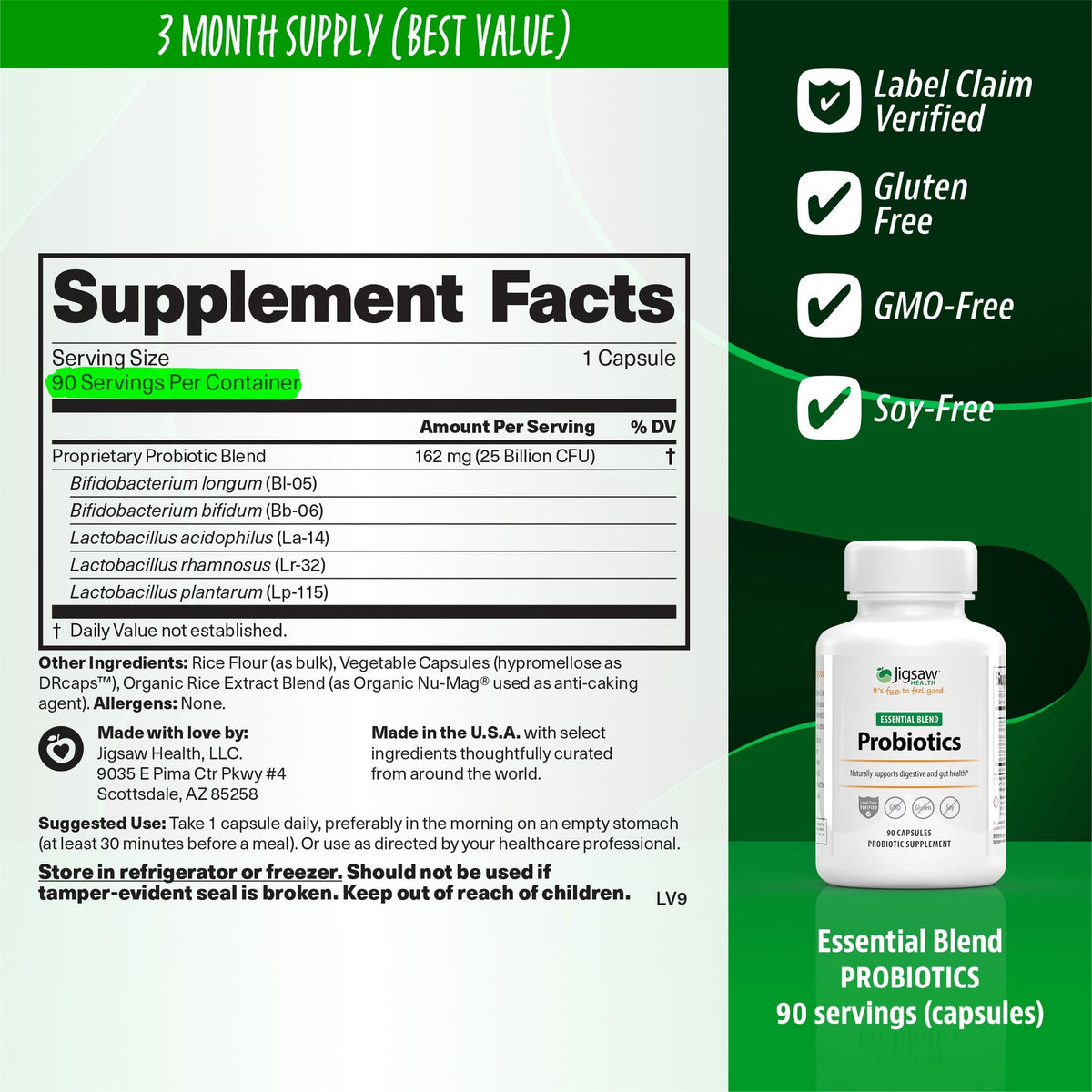 Jigsaw Probiotics - Essential Blend™
