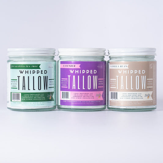 Whipped Tallow Trio - Scented (9oz)