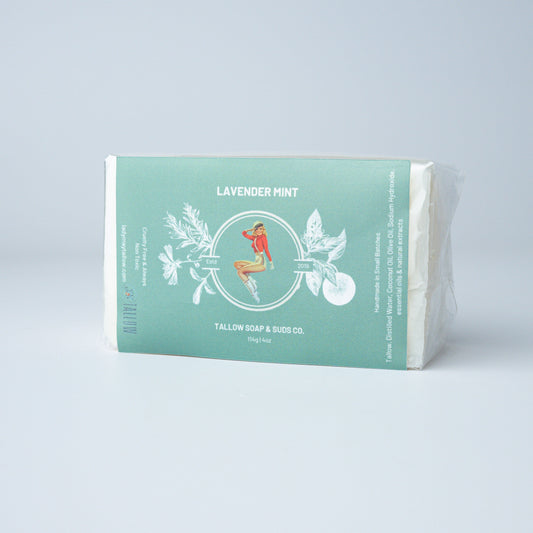 All-Natural Tallow Soap – Lavender Mint & Unscented